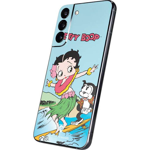 Betty Boop Surfing Galaxy S22 Plus Skin